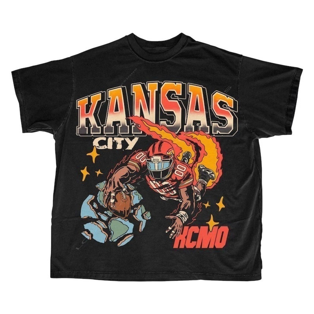 Kansas City Football Vintage Fan Graphic Game Day Unisex T-Shirt